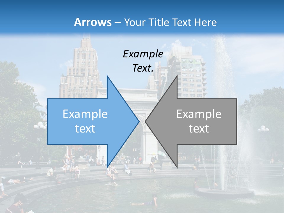 Downtown Triumphal Stone PowerPoint Template