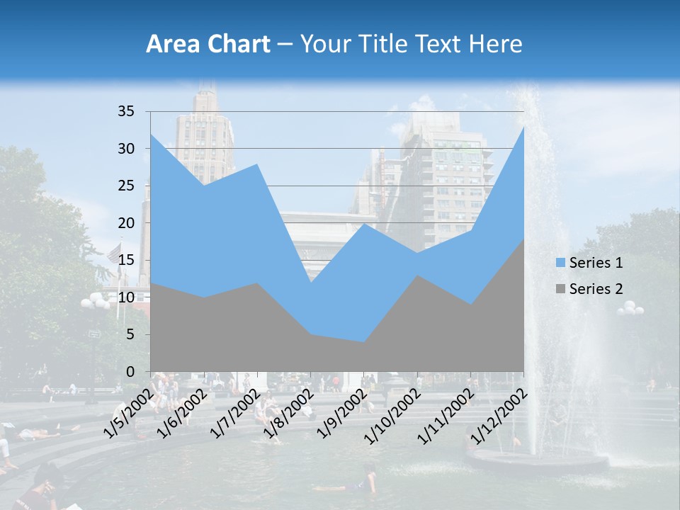 Downtown Triumphal Stone PowerPoint Template