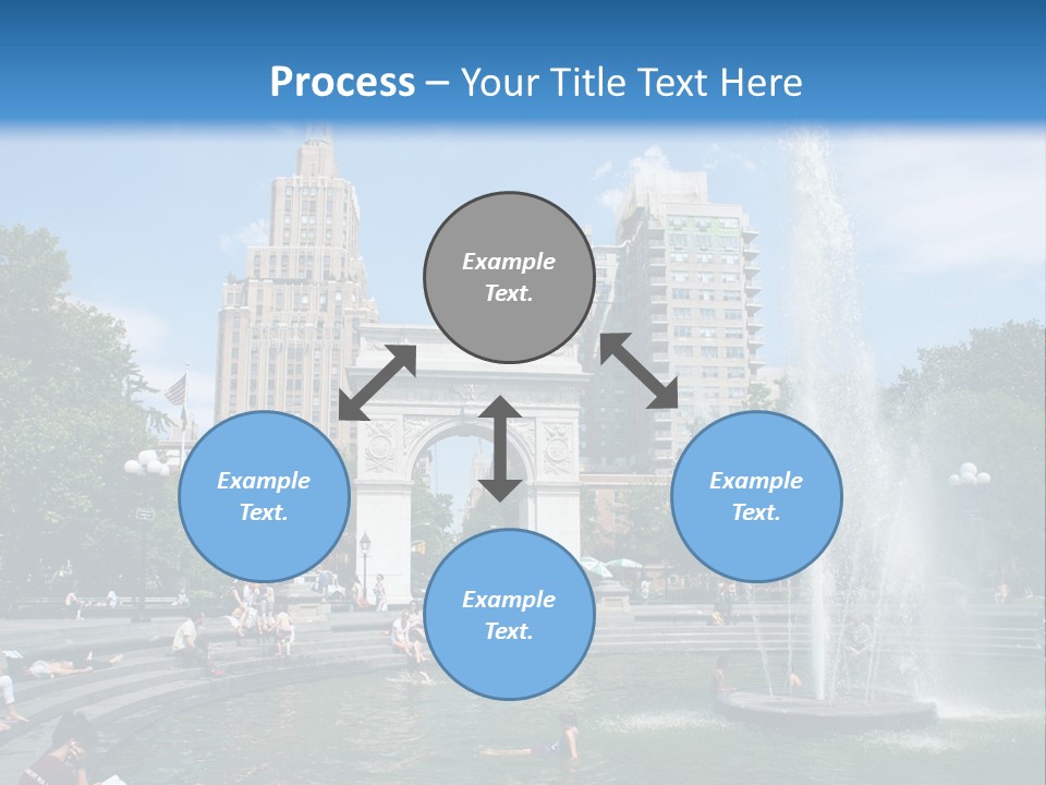 Downtown Triumphal Stone PowerPoint Template