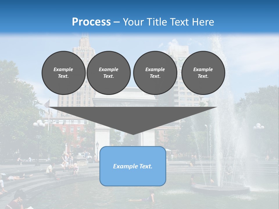 Downtown Triumphal Stone PowerPoint Template