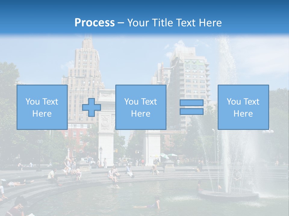 Downtown Triumphal Stone PowerPoint Template