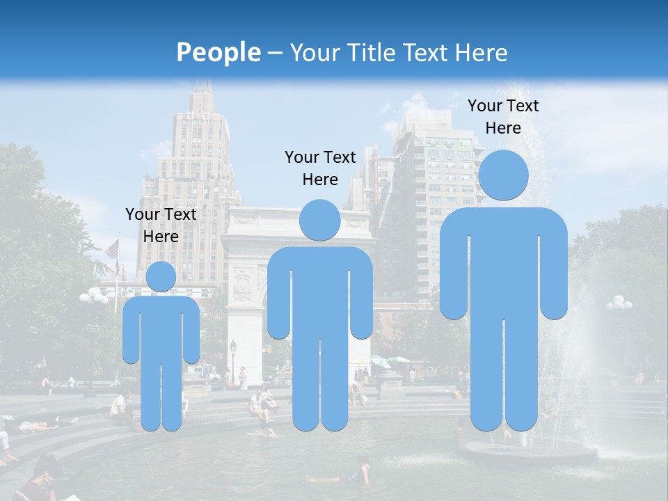 Downtown Triumphal Stone PowerPoint Template