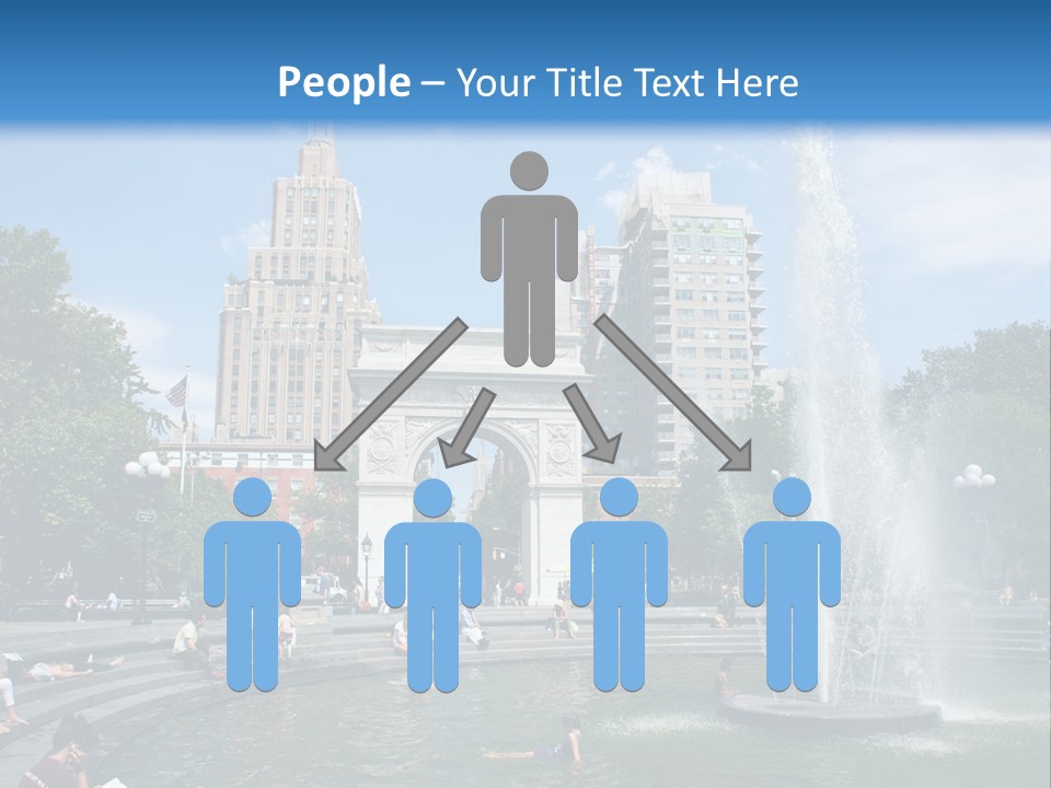 Downtown Triumphal Stone PowerPoint Template