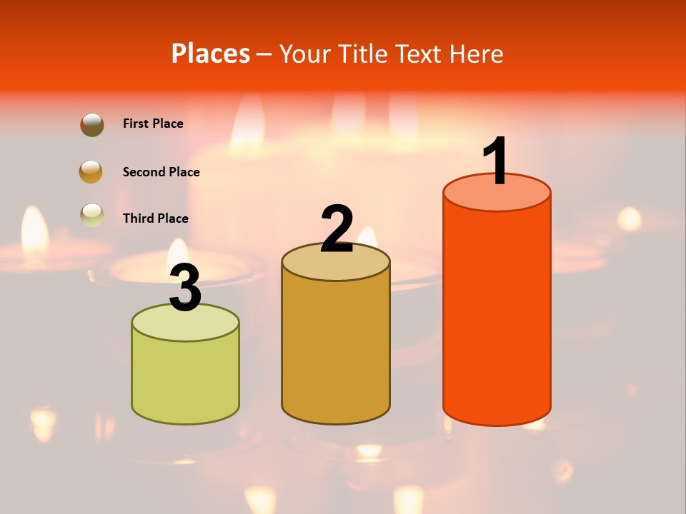 Christmas Mysterious Fire PowerPoint Template