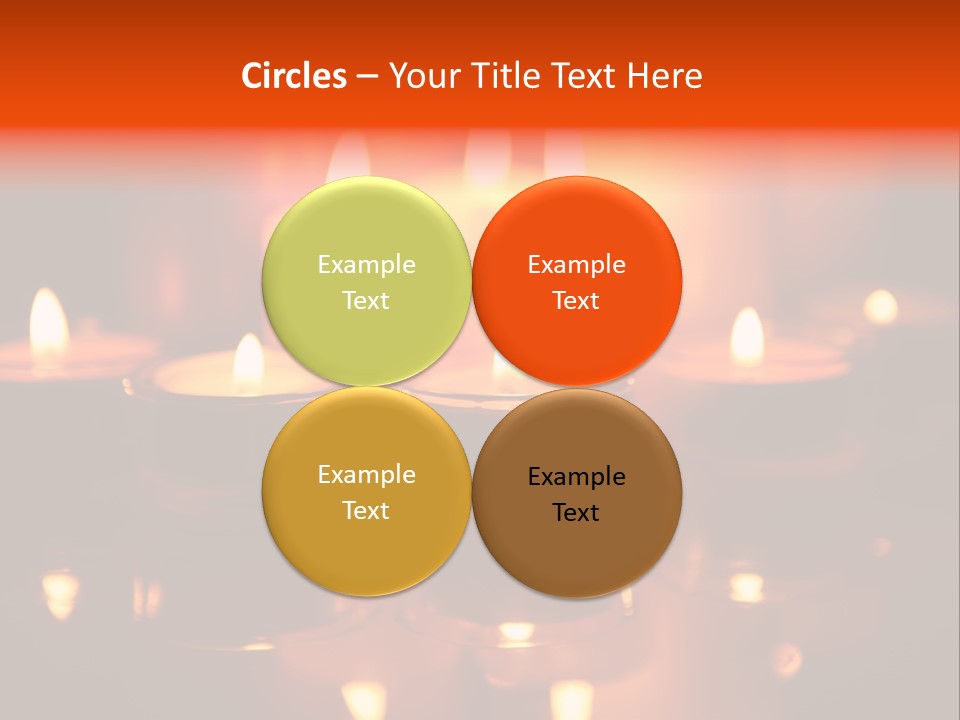 Christmas Mysterious Fire PowerPoint Template