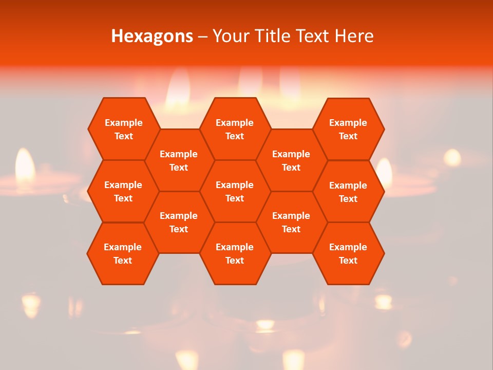 Christmas Mysterious Fire PowerPoint Template