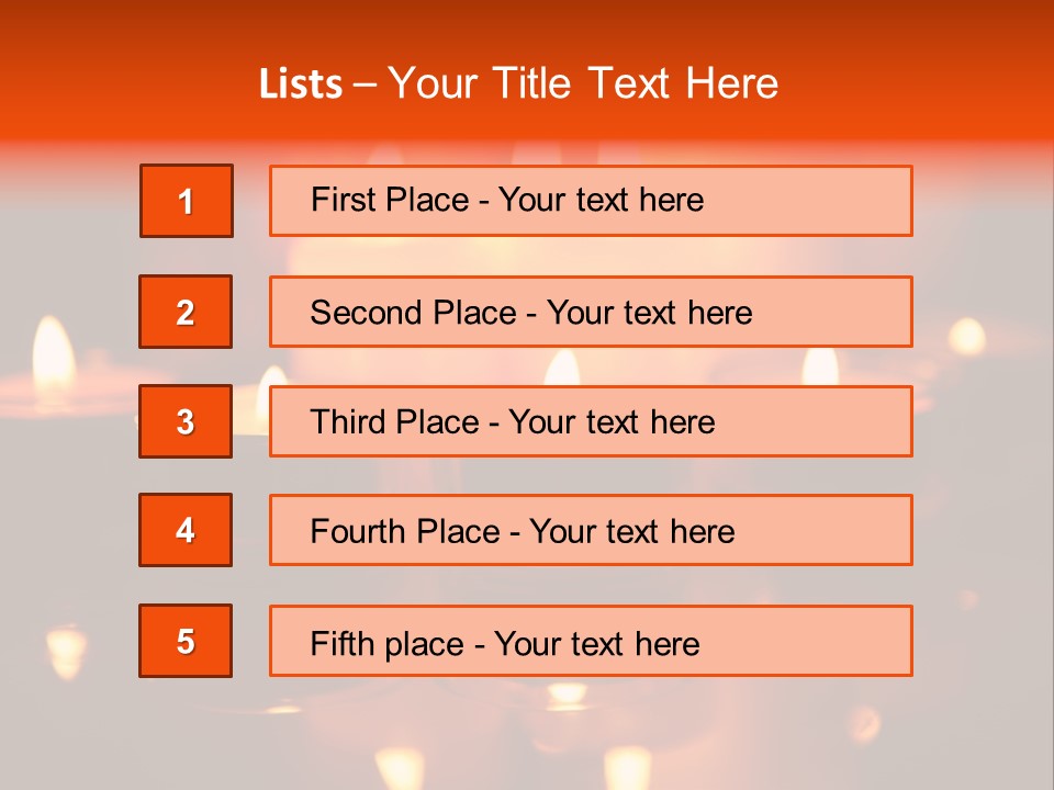 Christmas Mysterious Fire PowerPoint Template
