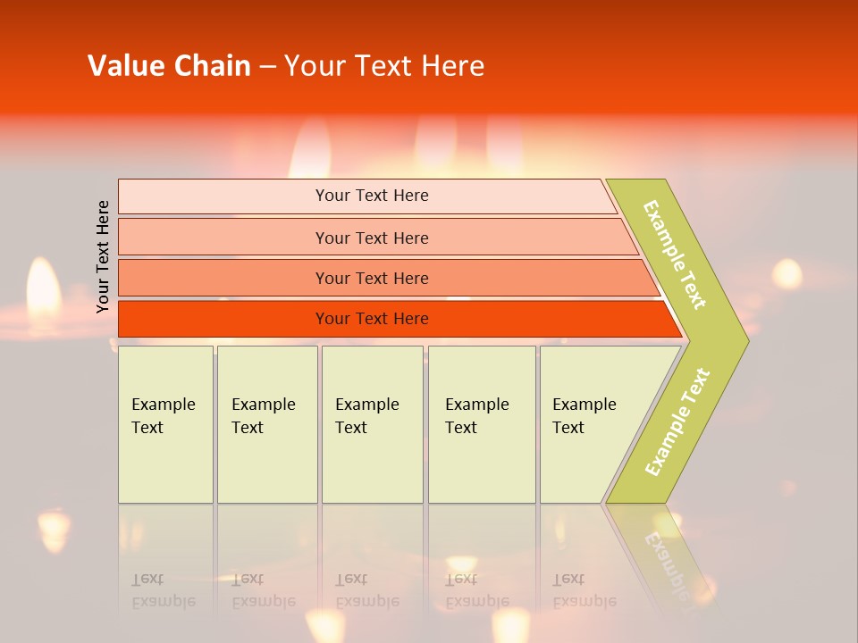 Christmas Mysterious Fire PowerPoint Template