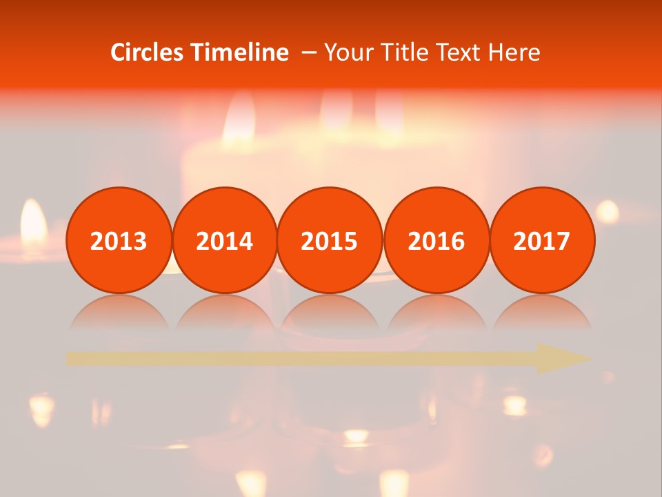 Christmas Mysterious Fire PowerPoint Template