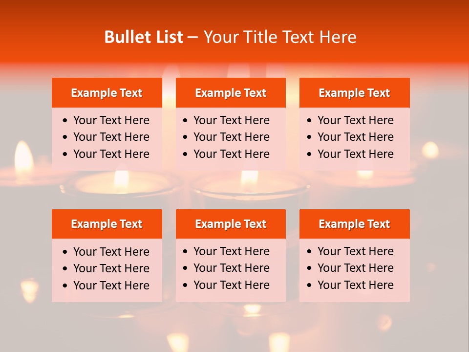 Christmas Mysterious Fire PowerPoint Template