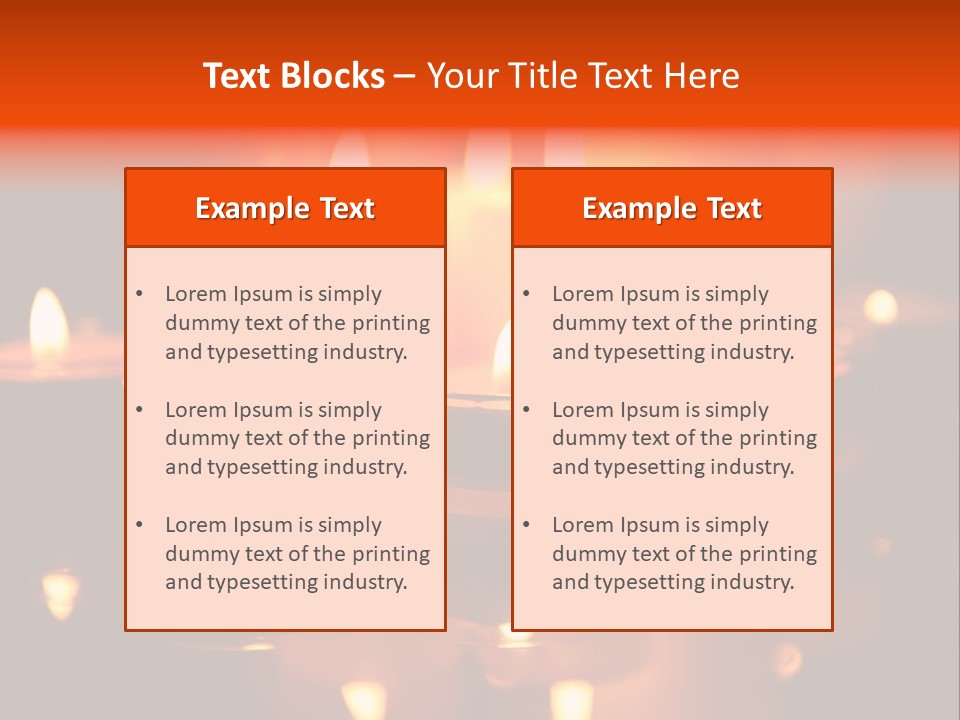 Christmas Mysterious Fire PowerPoint Template