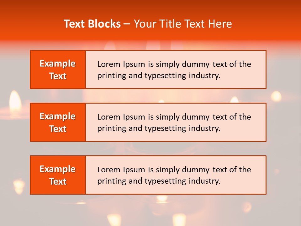 Christmas Mysterious Fire PowerPoint Template