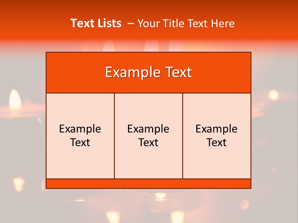 Christmas Mysterious Fire PowerPoint Template
