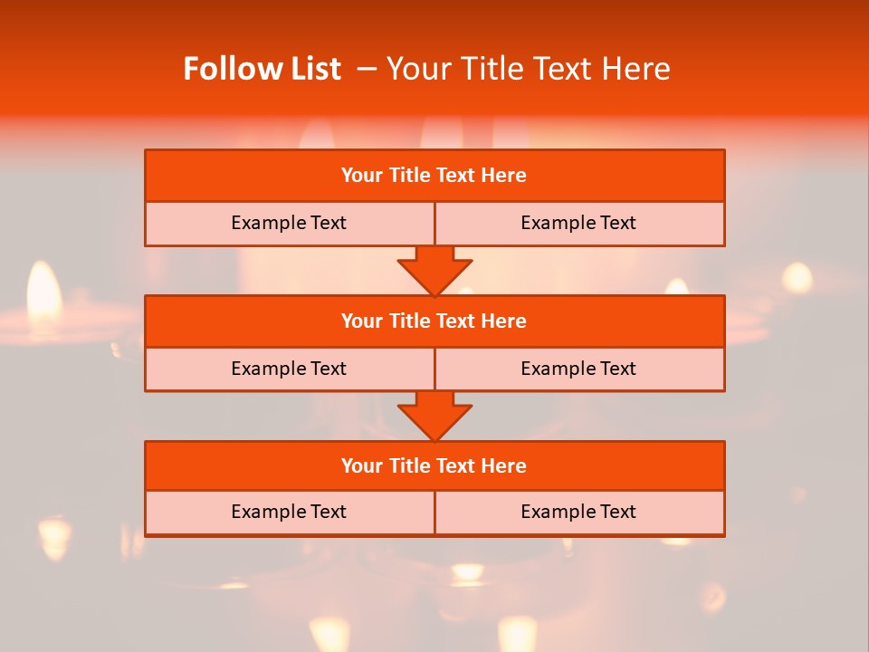 Christmas Mysterious Fire PowerPoint Template