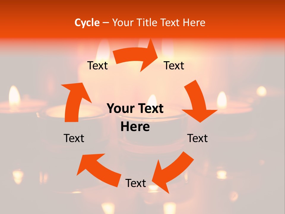 Christmas Mysterious Fire PowerPoint Template