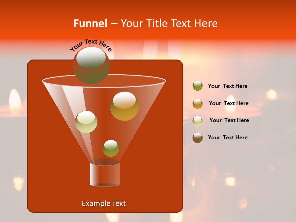 Christmas Mysterious Fire PowerPoint Template