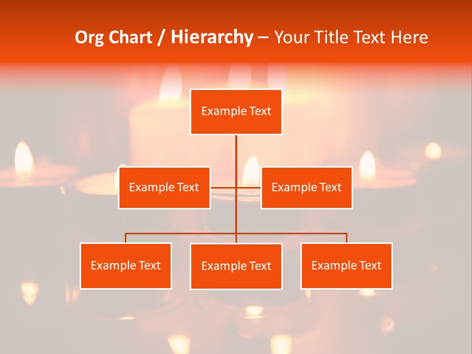 Christmas Mysterious Fire PowerPoint Template