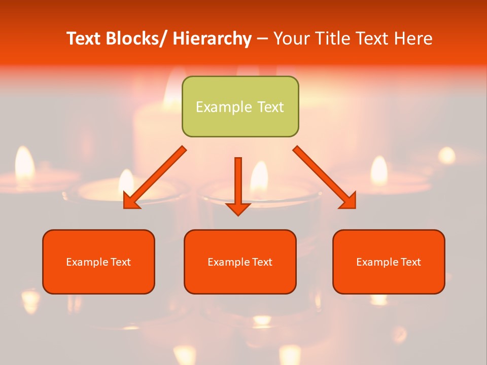 Christmas Mysterious Fire PowerPoint Template
