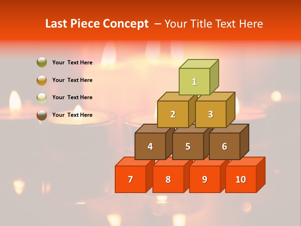 Christmas Mysterious Fire PowerPoint Template