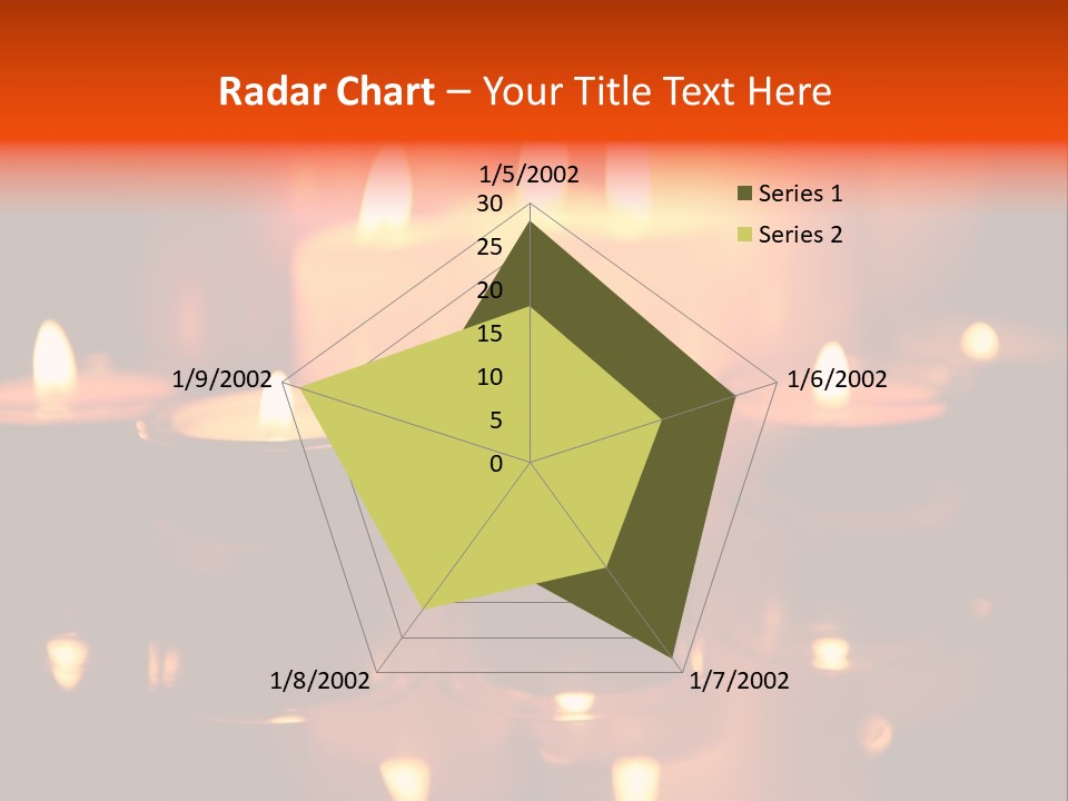 Christmas Mysterious Fire PowerPoint Template