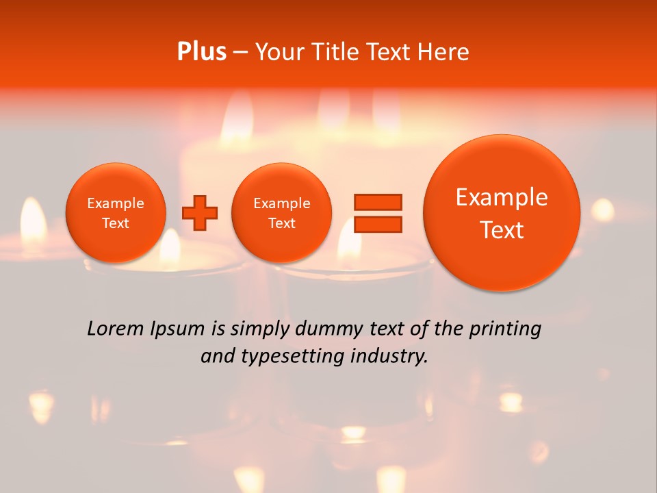 Christmas Mysterious Fire PowerPoint Template
