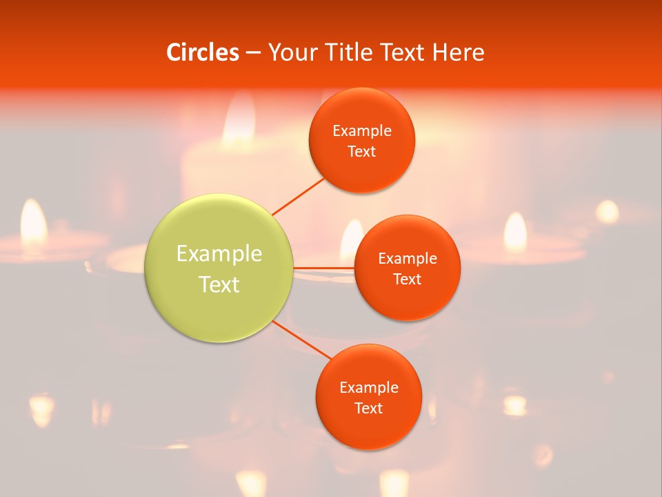 Christmas Mysterious Fire PowerPoint Template