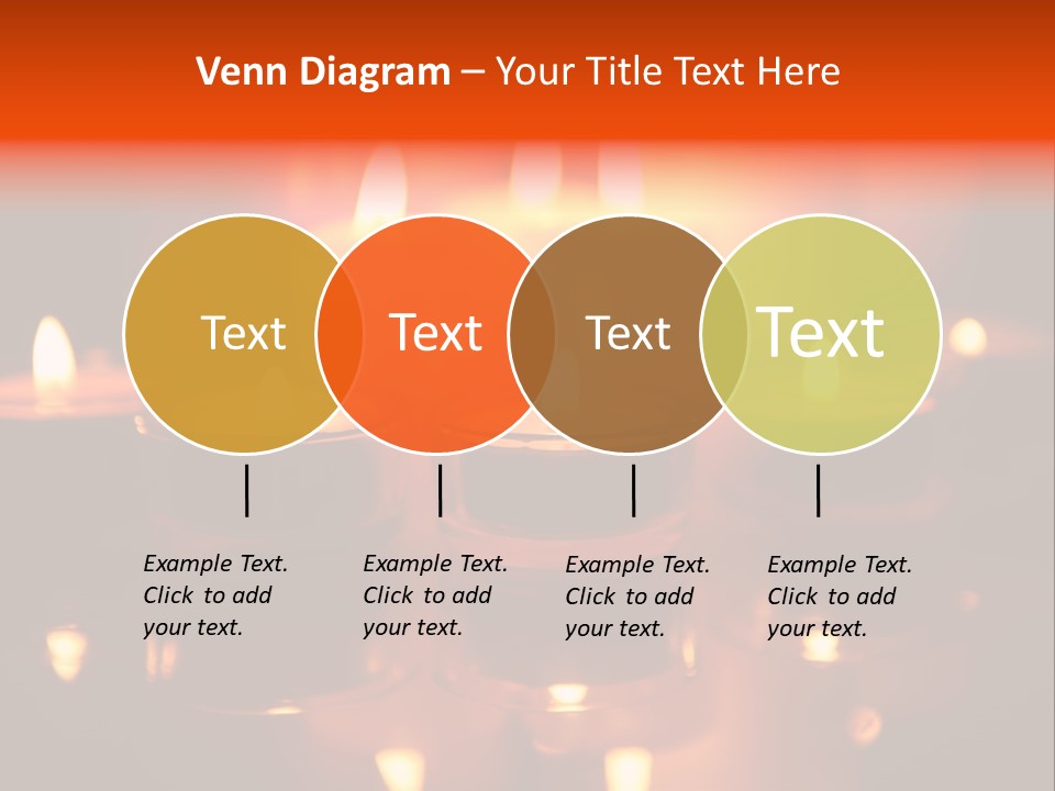 Christmas Mysterious Fire PowerPoint Template