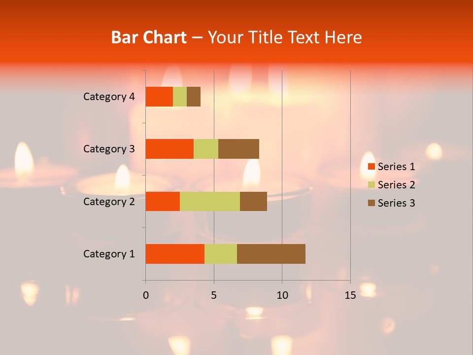 Christmas Mysterious Fire PowerPoint Template