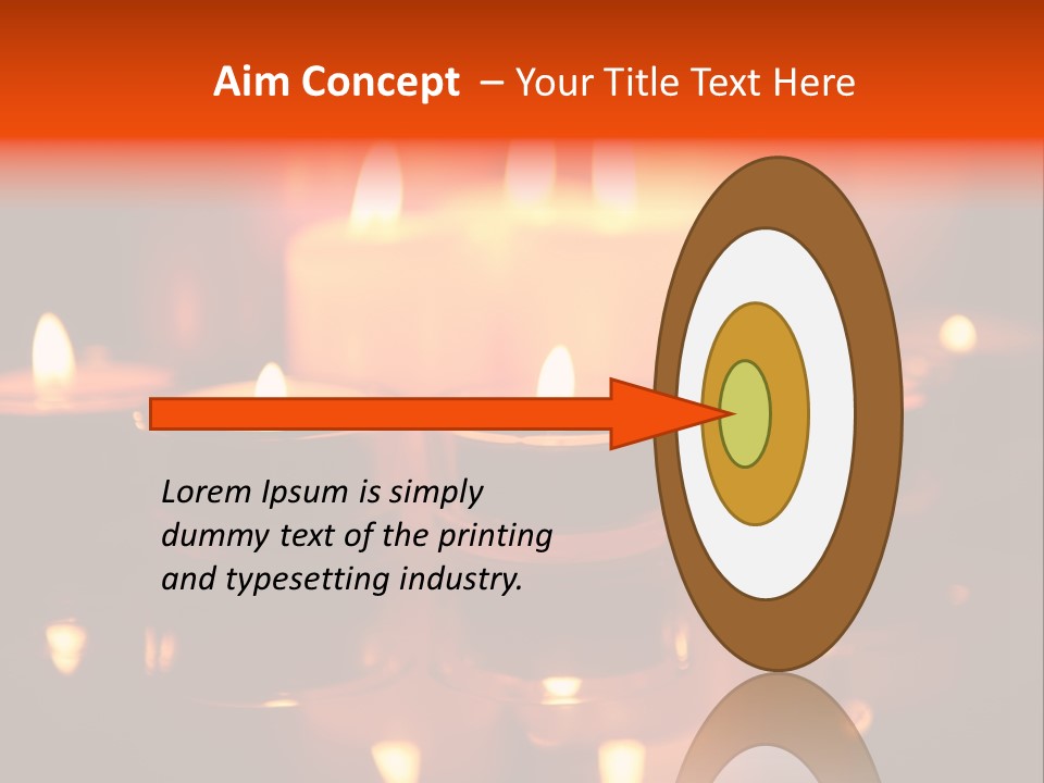 Christmas Mysterious Fire PowerPoint Template