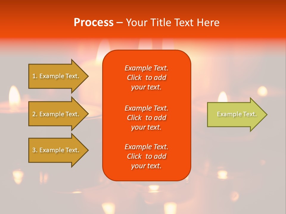 Christmas Mysterious Fire PowerPoint Template