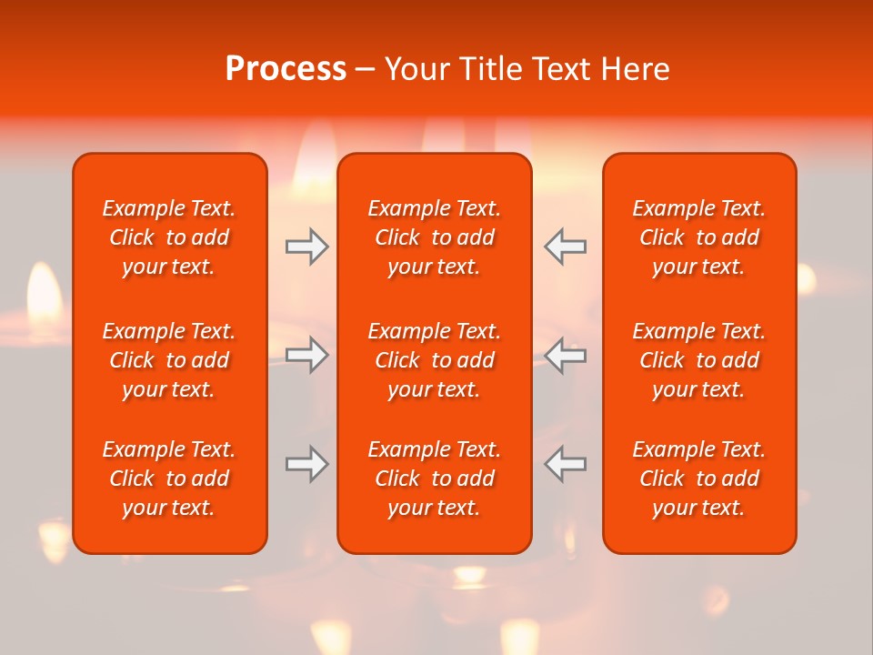 Christmas Mysterious Fire PowerPoint Template