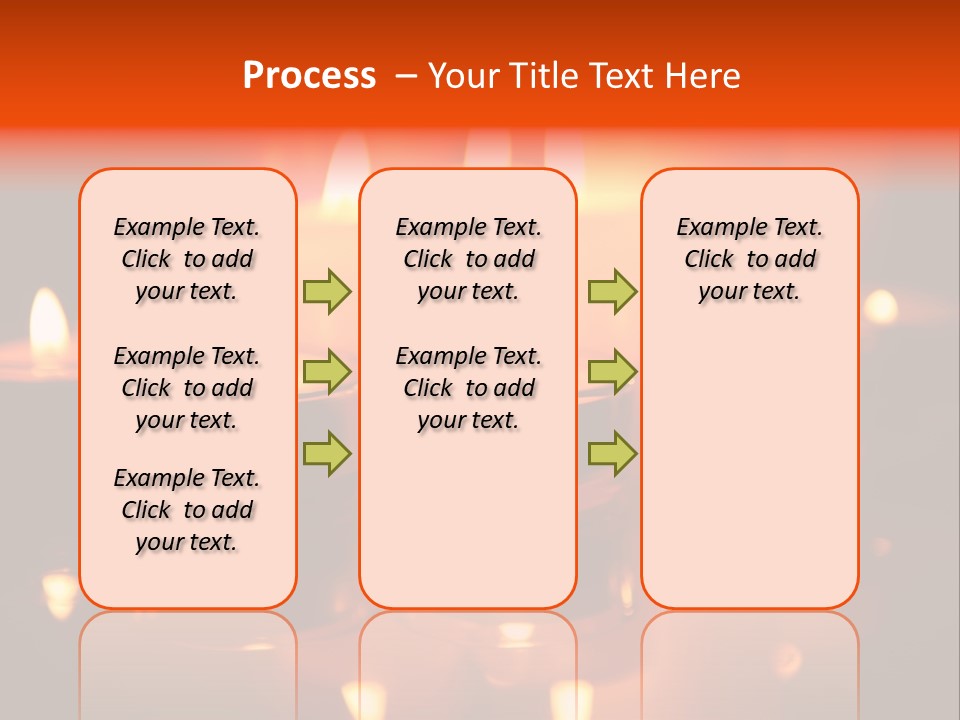 Christmas Mysterious Fire PowerPoint Template