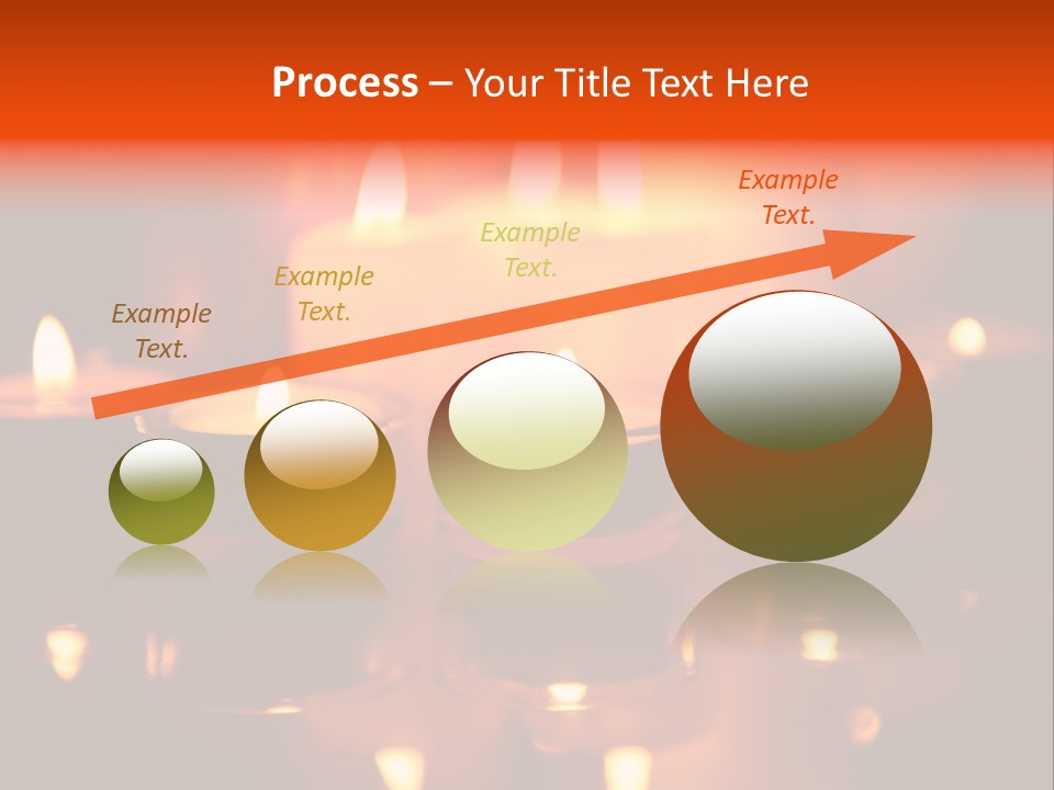 Christmas Mysterious Fire PowerPoint Template