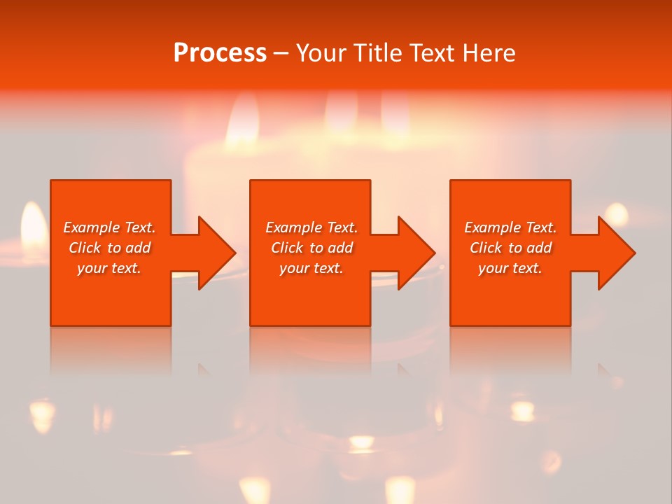 Christmas Mysterious Fire PowerPoint Template