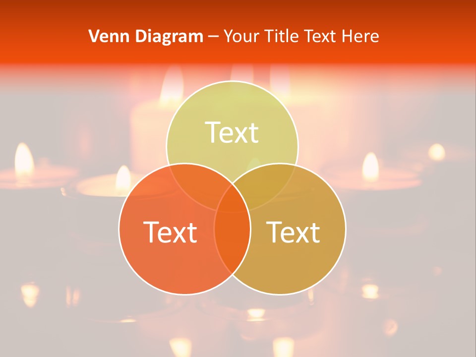 Christmas Mysterious Fire PowerPoint Template