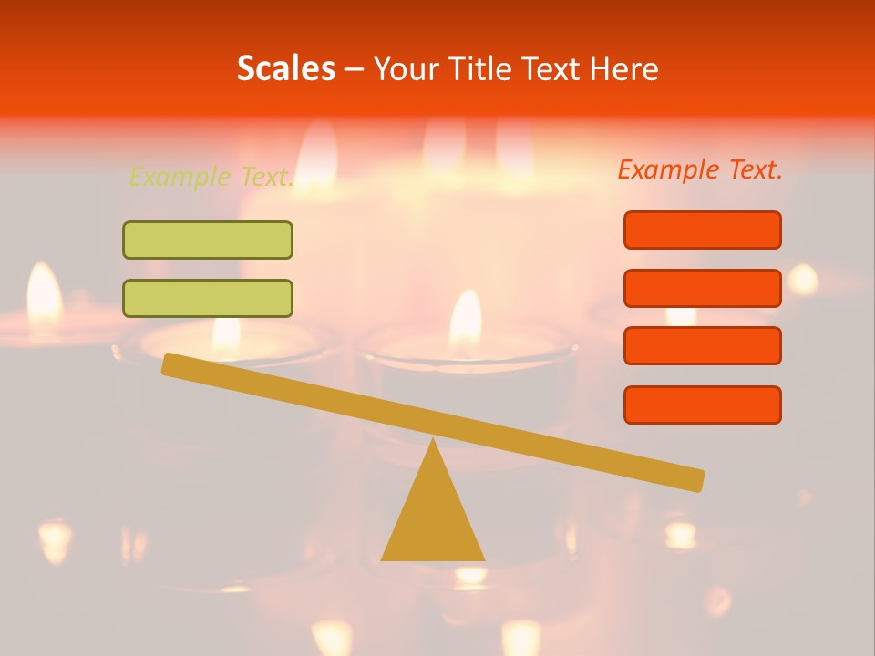 Christmas Mysterious Fire PowerPoint Template