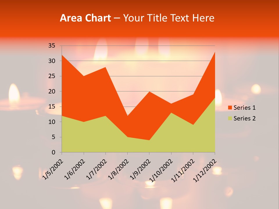 Christmas Mysterious Fire PowerPoint Template