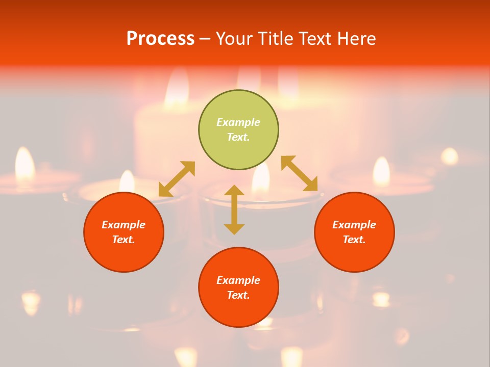 Christmas Mysterious Fire PowerPoint Template
