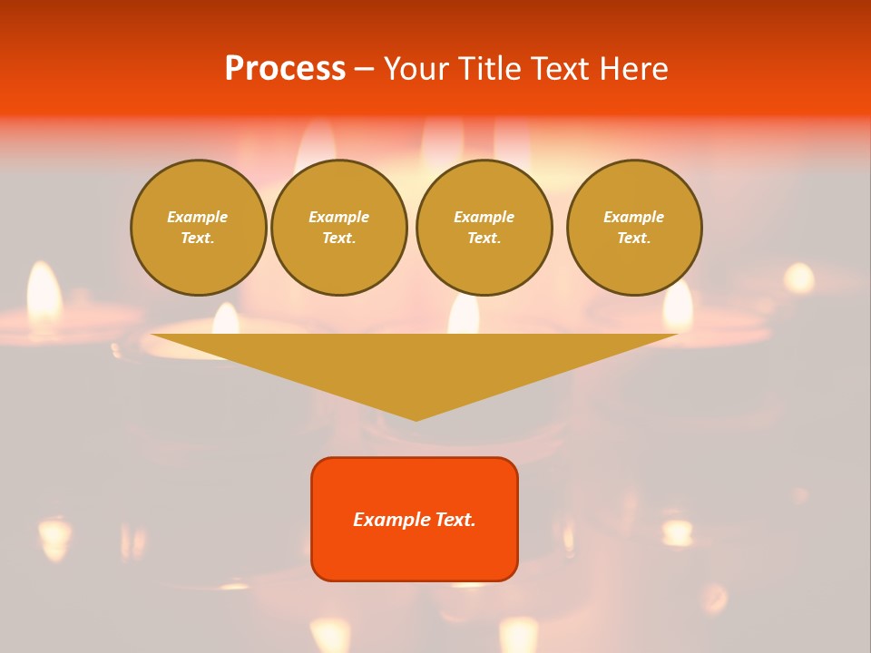 Christmas Mysterious Fire PowerPoint Template