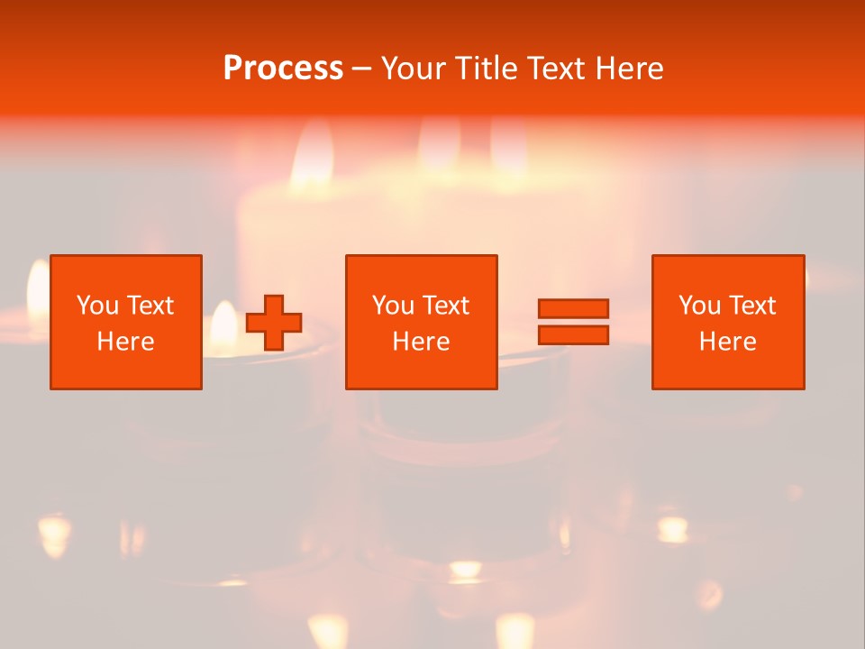 Christmas Mysterious Fire PowerPoint Template