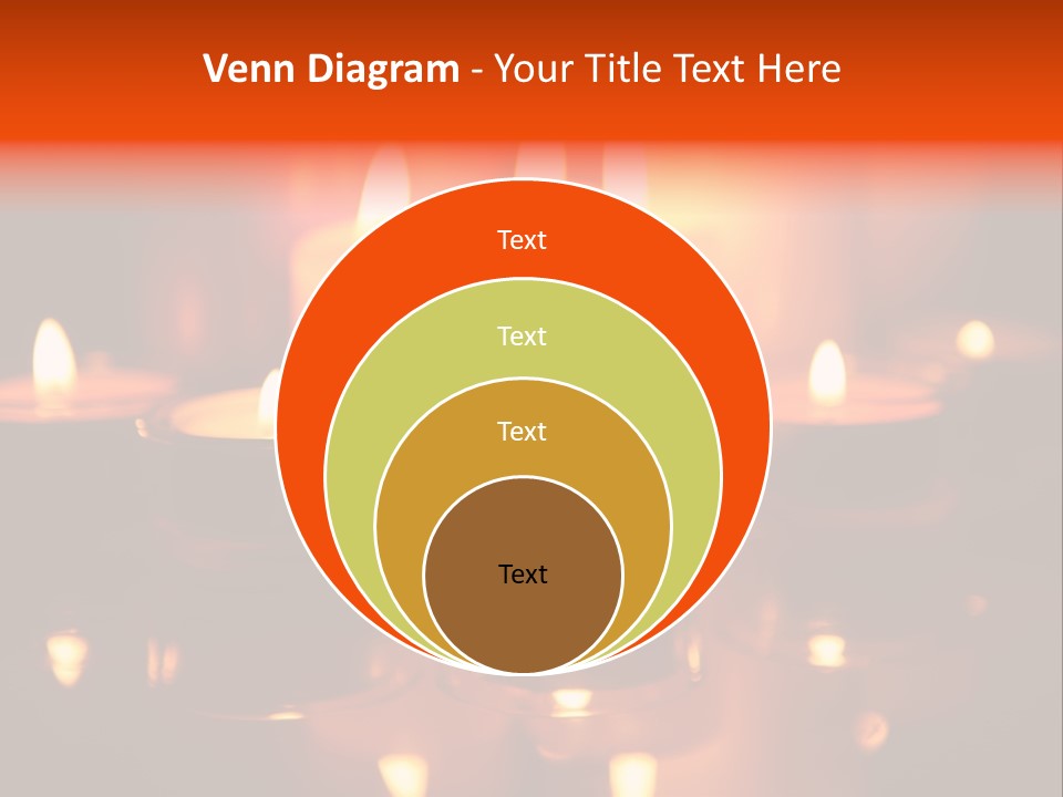 Christmas Mysterious Fire PowerPoint Template