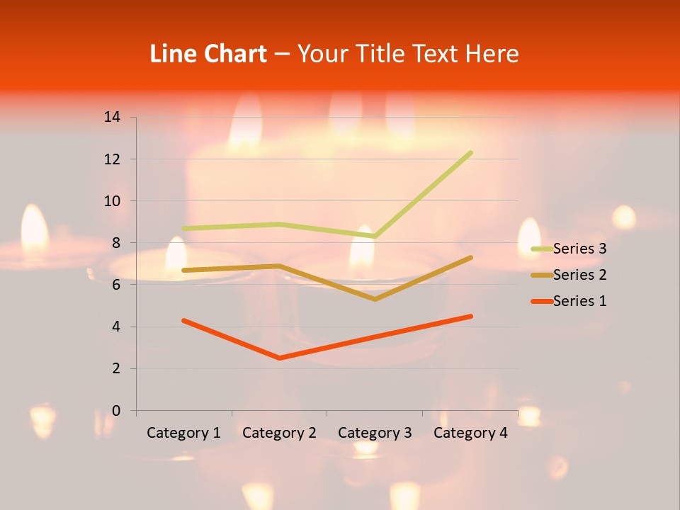 Christmas Mysterious Fire PowerPoint Template