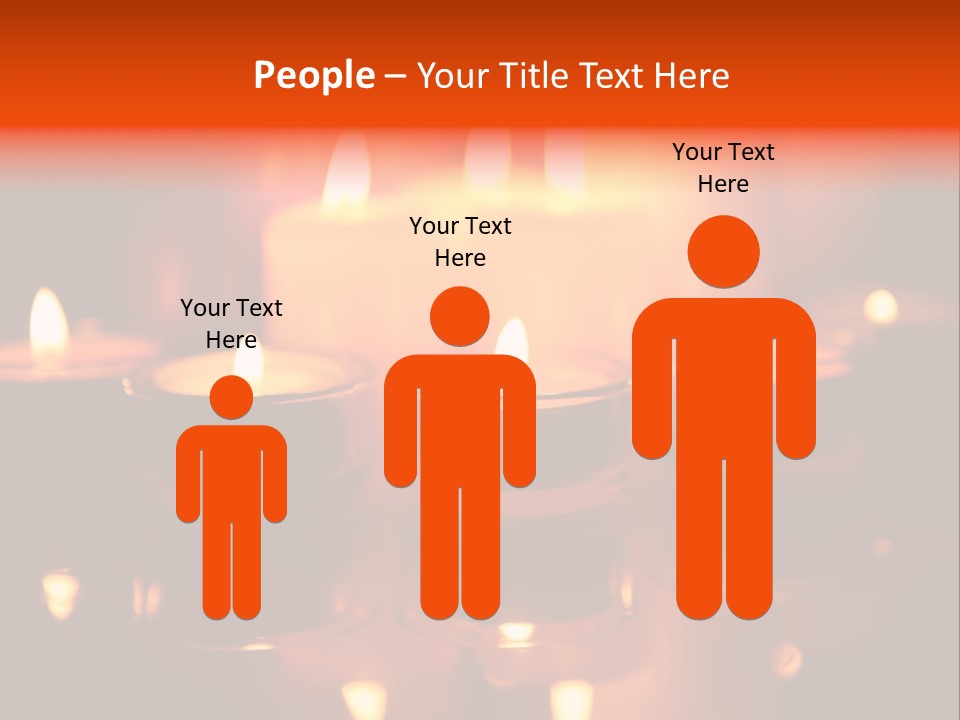 Christmas Mysterious Fire PowerPoint Template