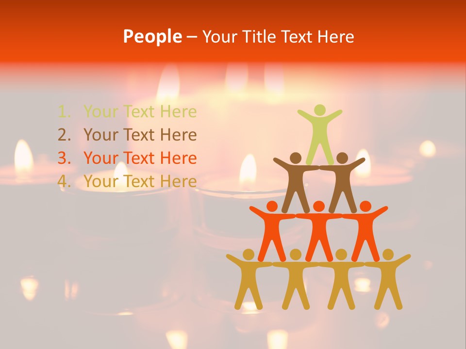 Christmas Mysterious Fire PowerPoint Template