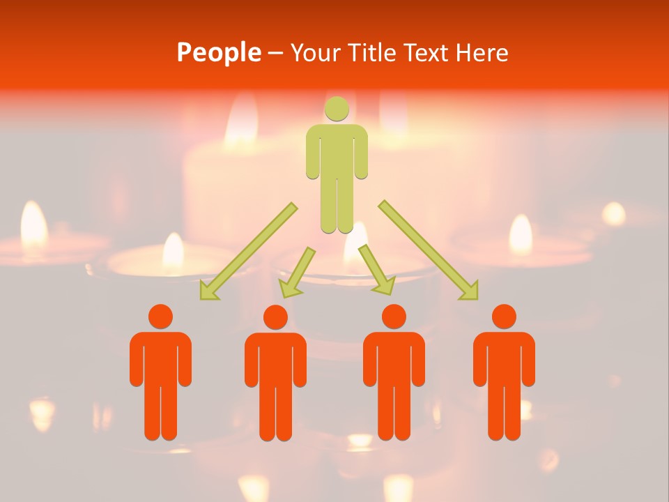 Christmas Mysterious Fire PowerPoint Template