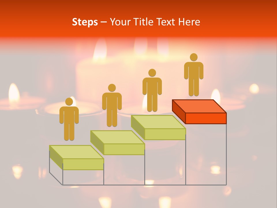 Christmas Mysterious Fire PowerPoint Template