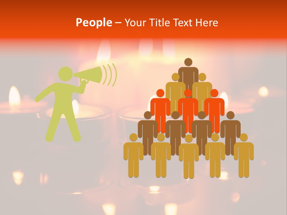 Christmas Mysterious Fire PowerPoint Template