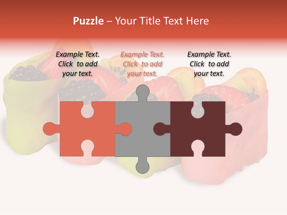 Fruit Slice Green PowerPoint Template