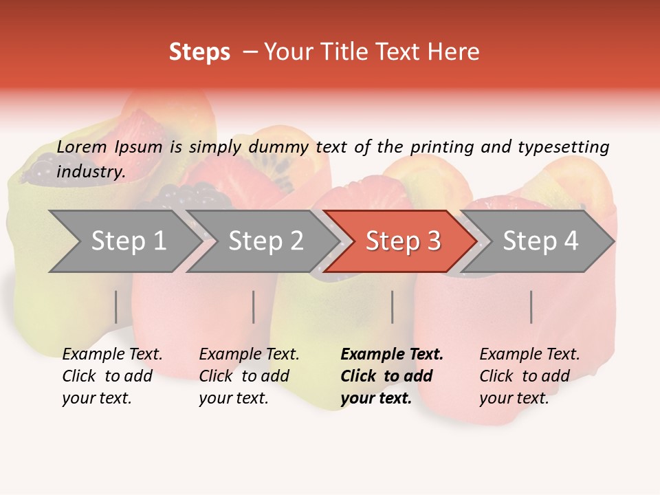 Fruit Slice Green PowerPoint Template