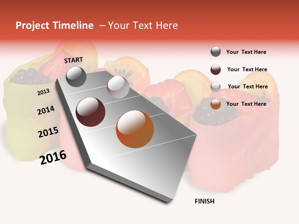 Fruit Slice Green PowerPoint Template
